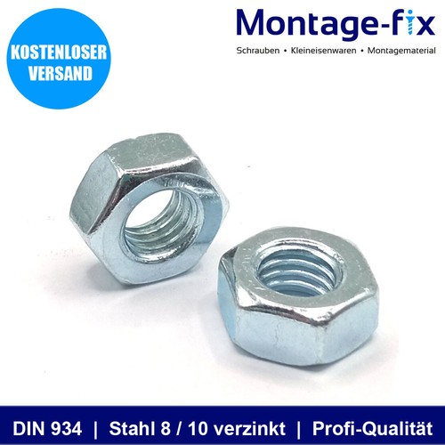 Sechskantmuttern din 934 iso - din,