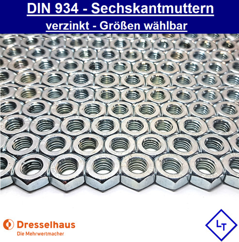 Din 934 sechskant - din,