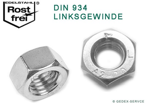 Sechskantmutter din 934 - din,