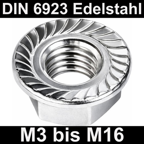 Sperrzahnmuttern edelstahl - sperrzahnmuttern, a2