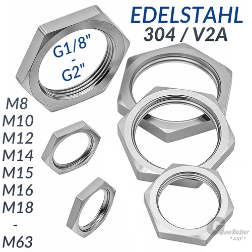 M10 bis m63 sechskantmutter - m10,