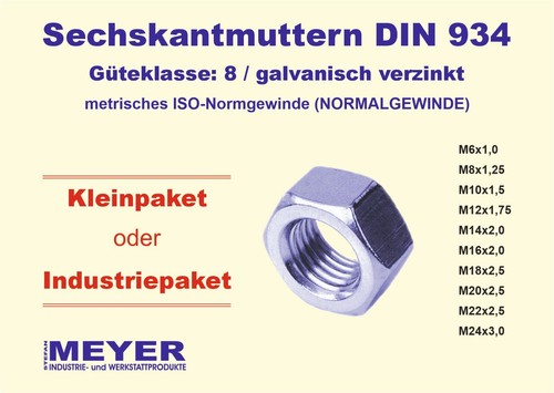 Mutter din 934 - 934, /