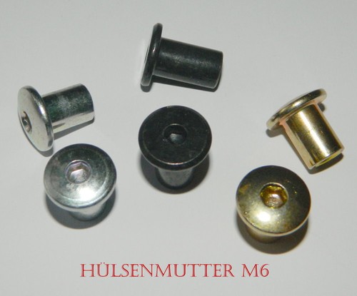 Hülsenmuttern stahl - hülsenmuttern,