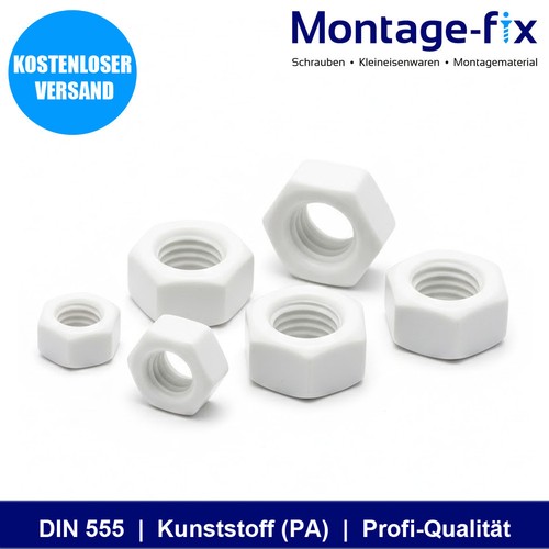 Sechskantmutter din 555 iso - sechskantmutter,